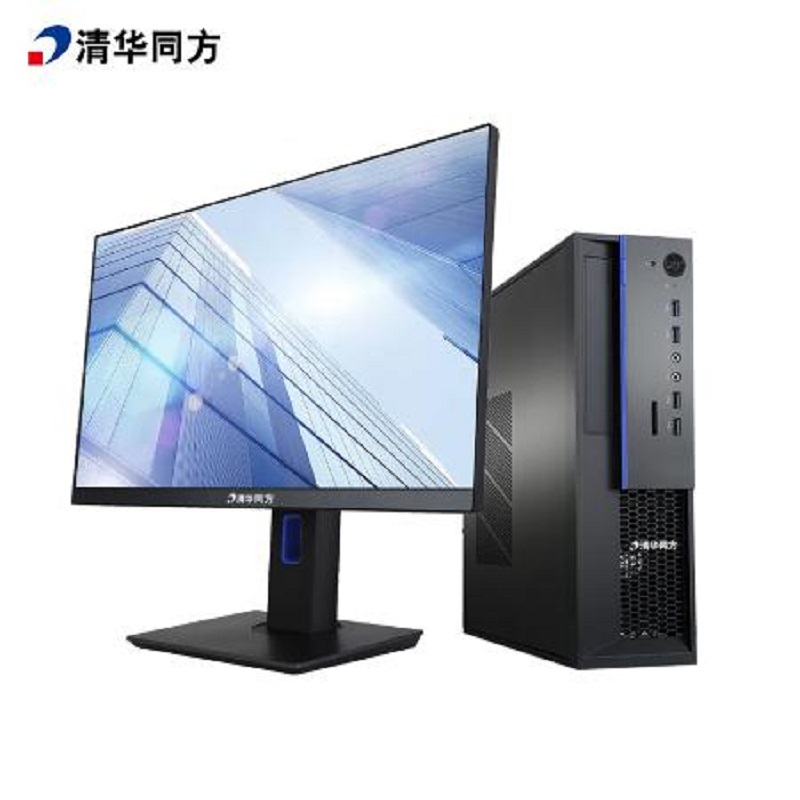 清华同方 超翔TF830-V050 台式电脑 飞腾FT2000 8G 256 SSD 1G显卡 23.8英寸显示器 (3)