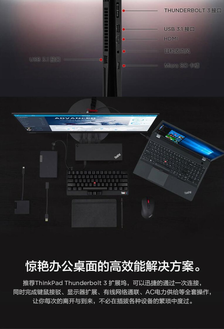 联想/Lenovo ThinkPad T490 14英寸笔记本电脑（i5-8265U/8G/1T SSD/2G独显） (图9)